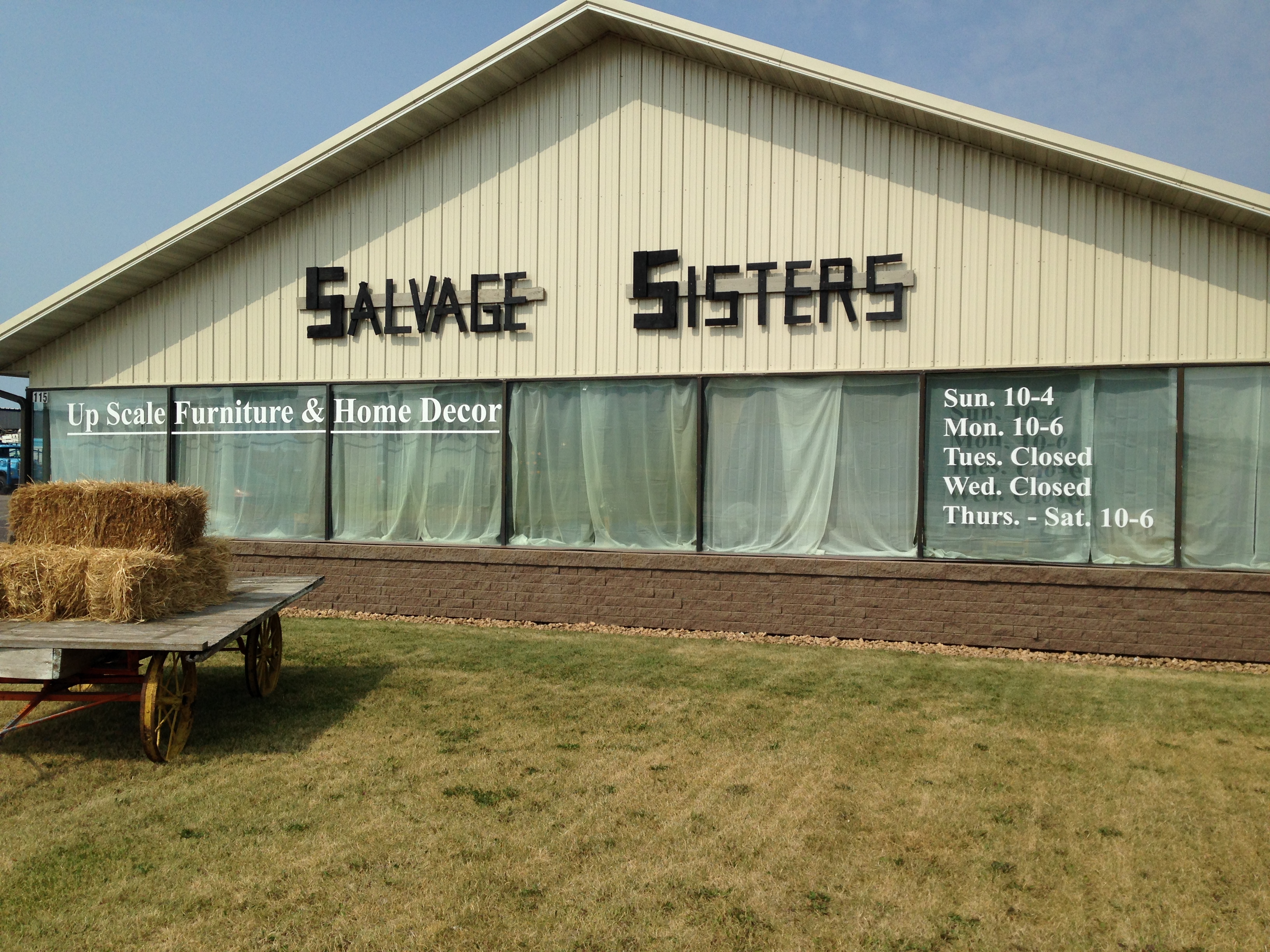 Salvage Sisters Window Decals | Signmax.com
